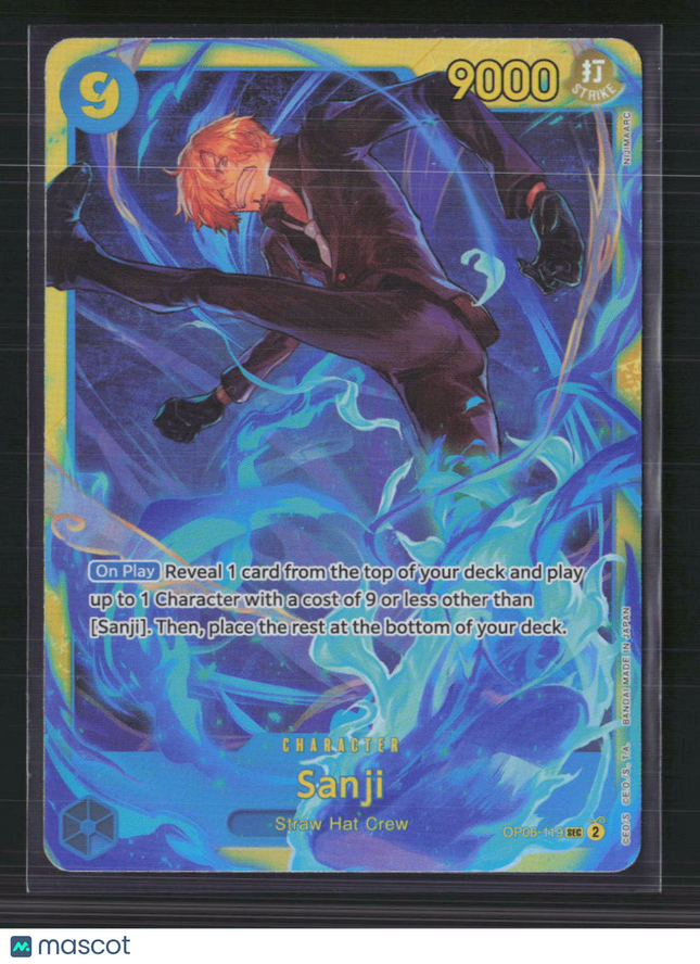 One Piece Sanji Wings of the Captain SEC • OP06-119 Foil