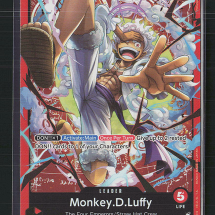 One Piece Monkey.D.Luffy (001) Starter Deck EX: Gear 5 L • ST21-001 Foil