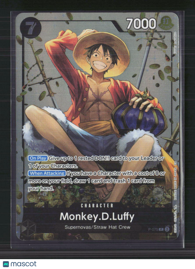 One Piece Monkey.D.Luffy (Tin PackVol. 2) One Piece Promotion Cards PR P-075