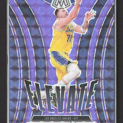 2025 Panini Mosaic Elevate Luka Dončić #16 Purple /175