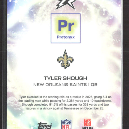 2026 Topps Resurgence Protonyx Tyler Shough #PT-12 RC