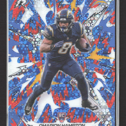 2026 Topps Resurgence Blue Orange Omarion Hampton #150 RC