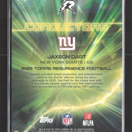 2026 Topps Resurgence Conductors Jaxson Dart #C-13