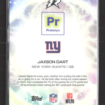 2026 Topps Resurgence Protonyx Jaxson Dart #PT-10 262/275 RC