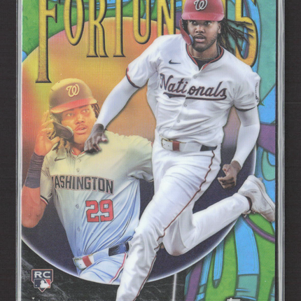 2025 Topps Chrome Fortune 15 James Wood #F15-10 RC