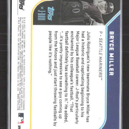 2023 Topps x J-Rod Bryce Miller #47 RC 085/100