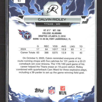 2026 Topps Resurgence Calvin Ridley #97 347/375