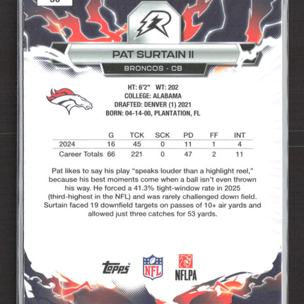 2026 Topps Resurgence Pat Surtain II #30 111/375