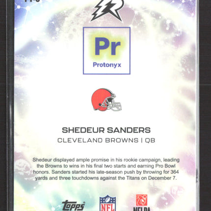 2026 Topps Resurgence Chrome Protonyx Shedeur Sanders #PT-6 RC