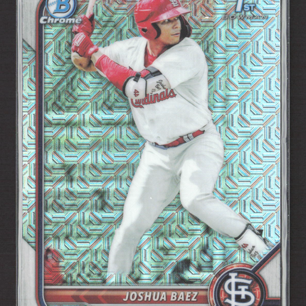 2022 Bowman Chrome Joshua Baez #BCP-112 Mega Box Mojo Refractor