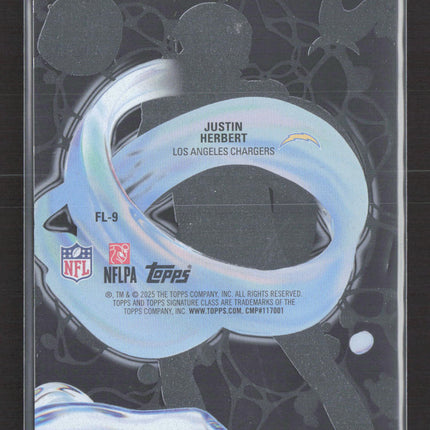 2025 Topps Signature Class Fluidity Justin Herbert #FL-9