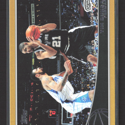 2009 Topps Gold Tim Duncan #272 0638/2009