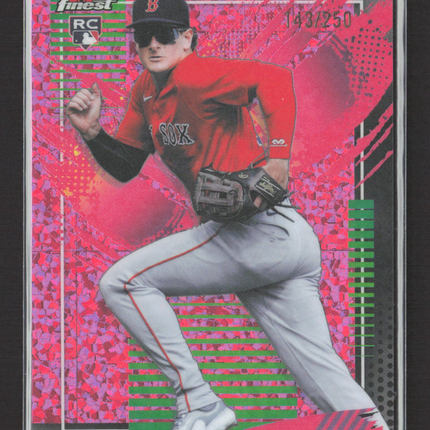 2026 Topps Finest Roman Anthony #206 Pink Refractor RC 143/250