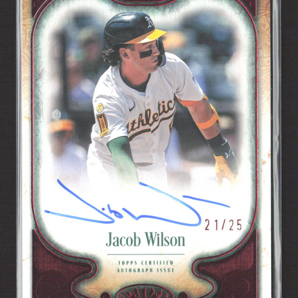 2026 Topps Tier One Baseball Jacob Wilson #BCA-JWI 21/25 Auto