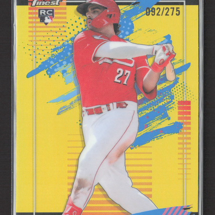 2026 Topps Finest Sal Stewart #179 Yellow Refractor RC 092/275