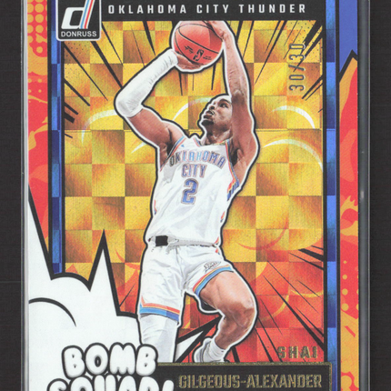2024 Donruss Bomb Squad 30/30 Shai Gilgeous-Alexander #12
