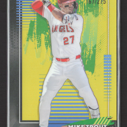 2026 Topps Finest Mike Trout #58 Yellow 167/275