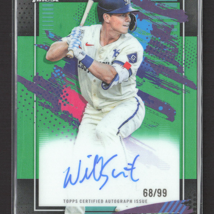 2026 Topps Finest Will Smith #FA-WS Green Refractor 68/99 Auto