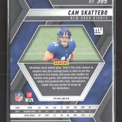 2025 Panini Mosaic Cam Skattebo #305 Pink RC