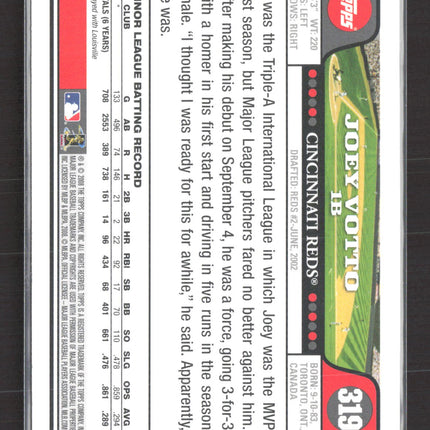 2008 Topps Joey Votto #319