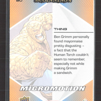 2023 Upper Deck Marvel Beginnings Thing #90