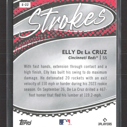 2024 Topps Chrome Strokes Elly De La Cruz #S-22 RC