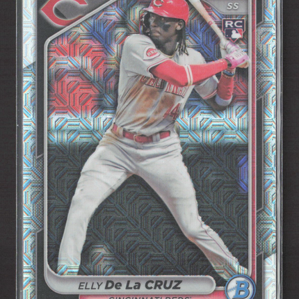 2024 Bowman Chrome Mega Box Elly De La Cruz #42 Mojo Refractor RC