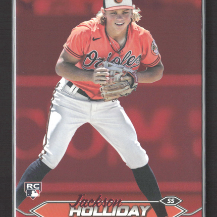 2024 Topps Stadium Club Jackson Holliday #211 Red Foil RC