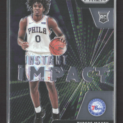 2021 Panini Prizm Instant Impact Tyrese Maxey #16 RC