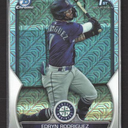 2023 Bowman Chrome Edryn Rodriguez #BCP-185 Mojo Refractor