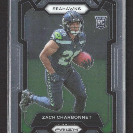 2023 Panini Prizm Football Zach Charbonnet #392 RC