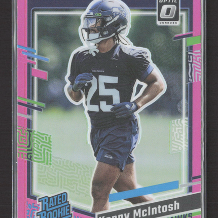 2023 Panini Donruss Optic Kenny McIntosh #391 Pink