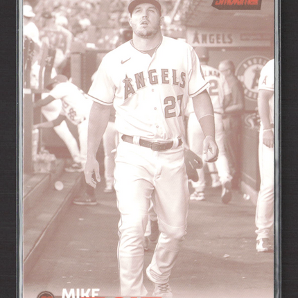 2023 Topps Stadium Club Mike Trout #179 Sepia