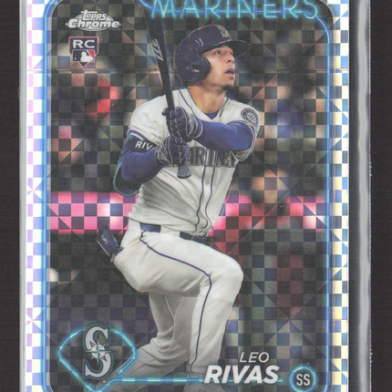 2024 Topps Chrome Update Leo Rivas #USC76 X-Fractor