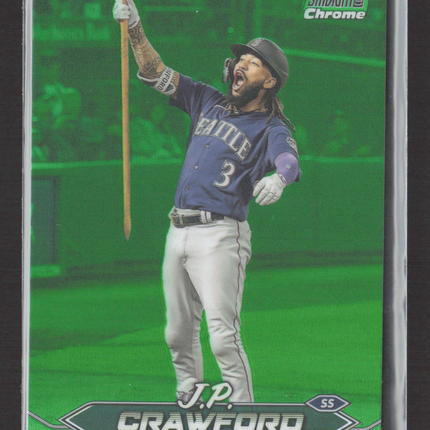 2024 Topps Stadium Club Chrome J.P. Crawford #289 Green