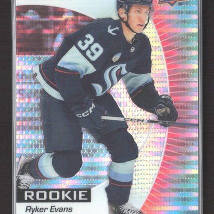 2023 Upper Deck Allure Ryker Evans #149 Red Rainbow