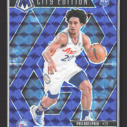 2025 Panini Mosaic Basketball Jared McCain #277 Blue RC 096/199
