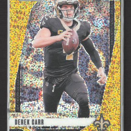 2024 Panini Prizm Football Derek Carr #203 Gold Shimmer 23/24