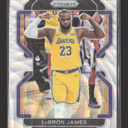 2021 Panini Prizm LeBron James #91 Silver Wave
