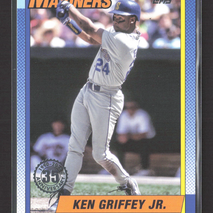 2025 Topps 1990 Topps Baseball 35th Anniversary Ken Griffey Jr. #T90-76