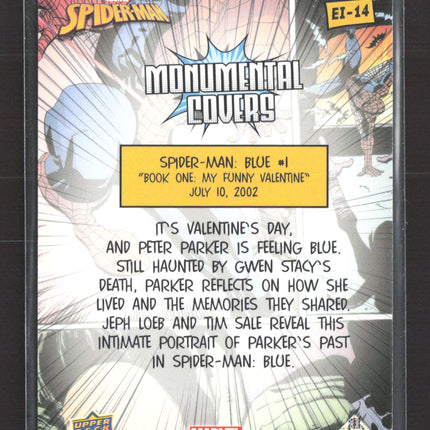 2023 Upper Deck Marvel Spider-Man Jeph Loeb Tim Sale #EI-14