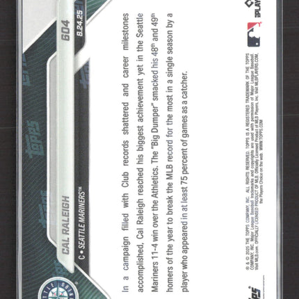 2025 Topps Now Cal Raleigh #604