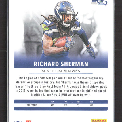 2024 Panini Prestige Football Richard Sherman #273 Xtra Points Blue 148/599