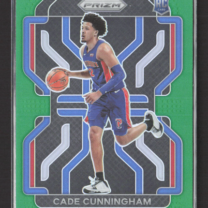 2021 Panini Prizm Cade Cunningham #282 Green RC