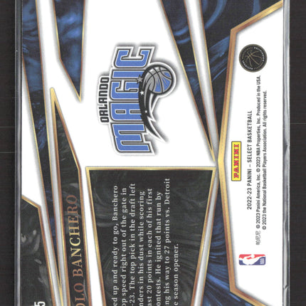 2023 Panini Select Turbo Charged Paolo Banchero #5 RC