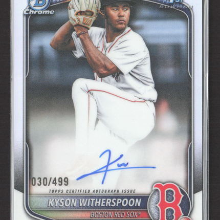 2025 Bowman Chrome Kyson Witherspoon #CPA-KW Refractor 030/499 Auto