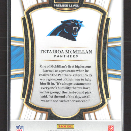 2026 Panini Select Tetairoa McMillan #144 Premier Level RC