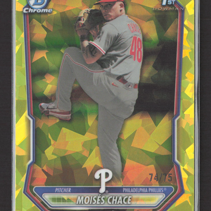2026 Bowman Sapphire Moisés Chace #BCP-36 Yellow /75 1st Bowman