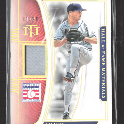 2022 Panini National Treasures Greg Maddux #HFM-GM 01/25 Memorabilia