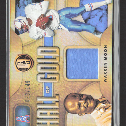 2021 Panini Gold Standard Hall of Gold Warren Moon #HT-WM 093/149 Patch